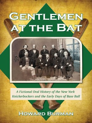 cover image of Gentlemen at the Bat